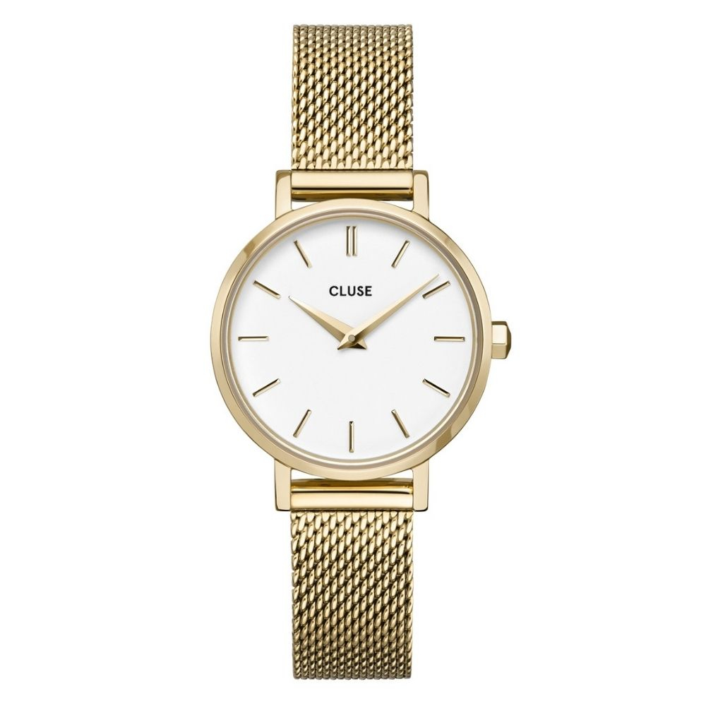 CLUSE | Boho Chic Petite - Mesh Goud/Wit